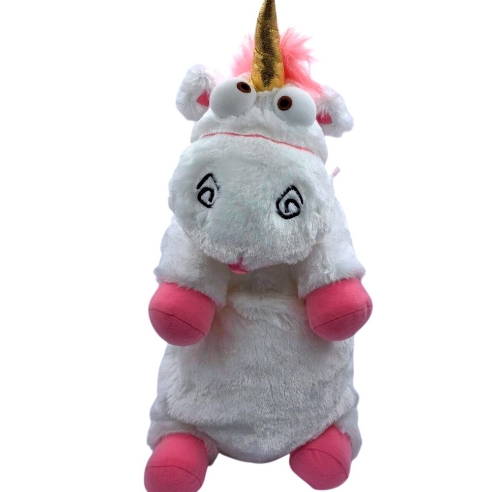 Universal Studios Despicable Me Fluffy Unicorn Plush Backpack Jumbo 22in NWT